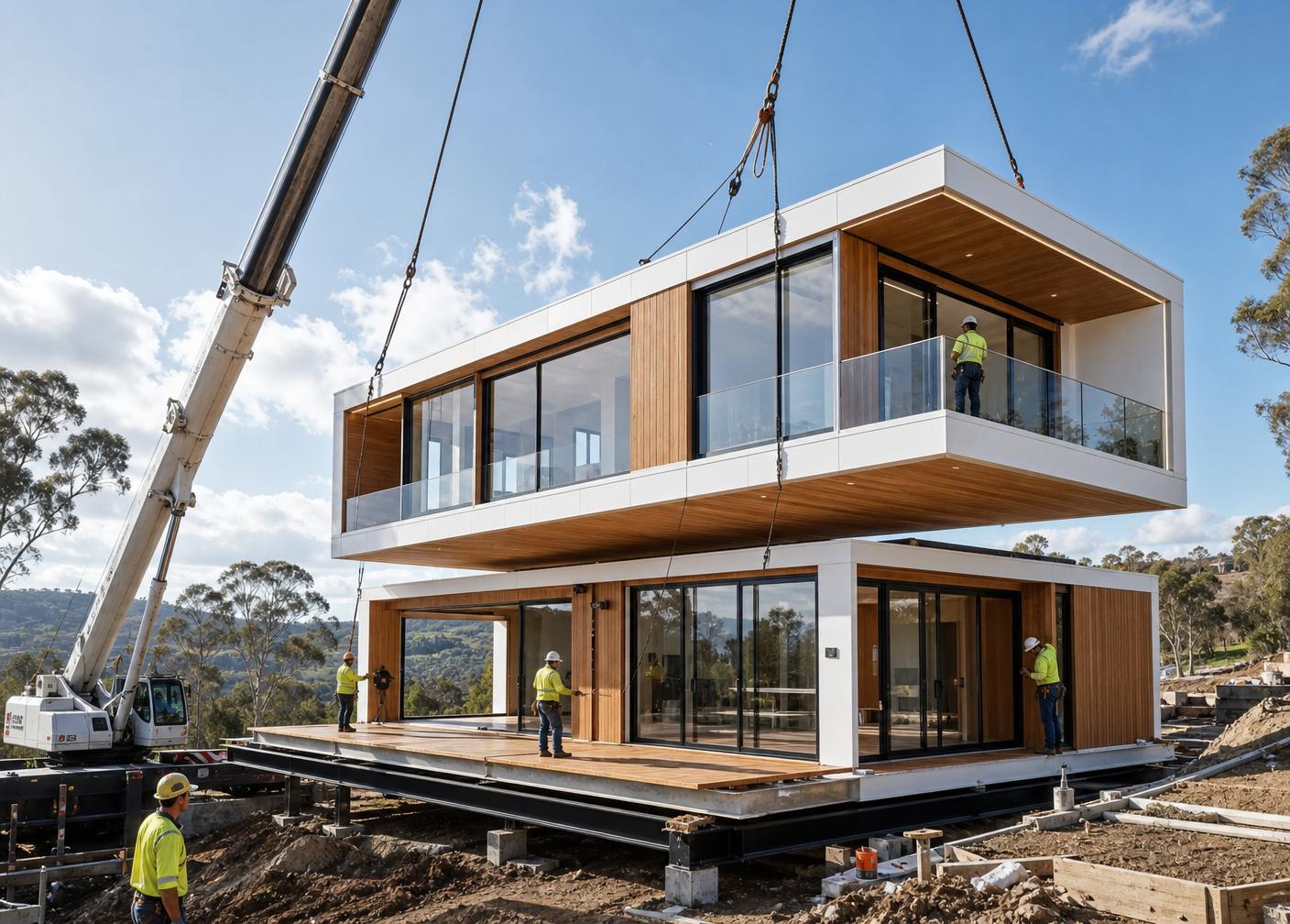Modelo Montado — casa modular em Instalação em 48h
